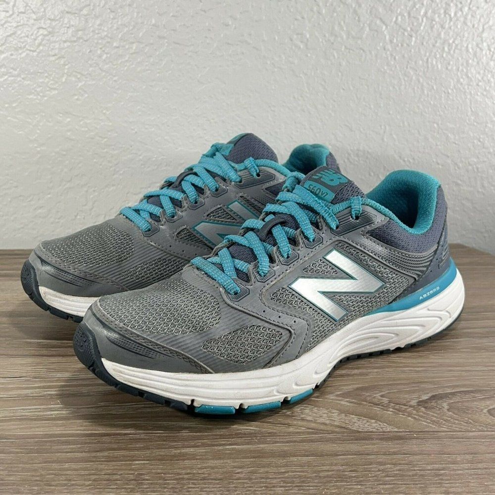 New Balance Womens 560 V7 W560LS7 Gray Running Shoes Sneakers Size 7.5